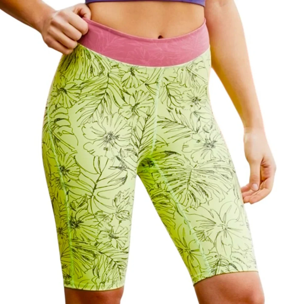 FREE PEOPLE MOVEMENT: Electric Line Fired Up Bike Shorts -Size XS